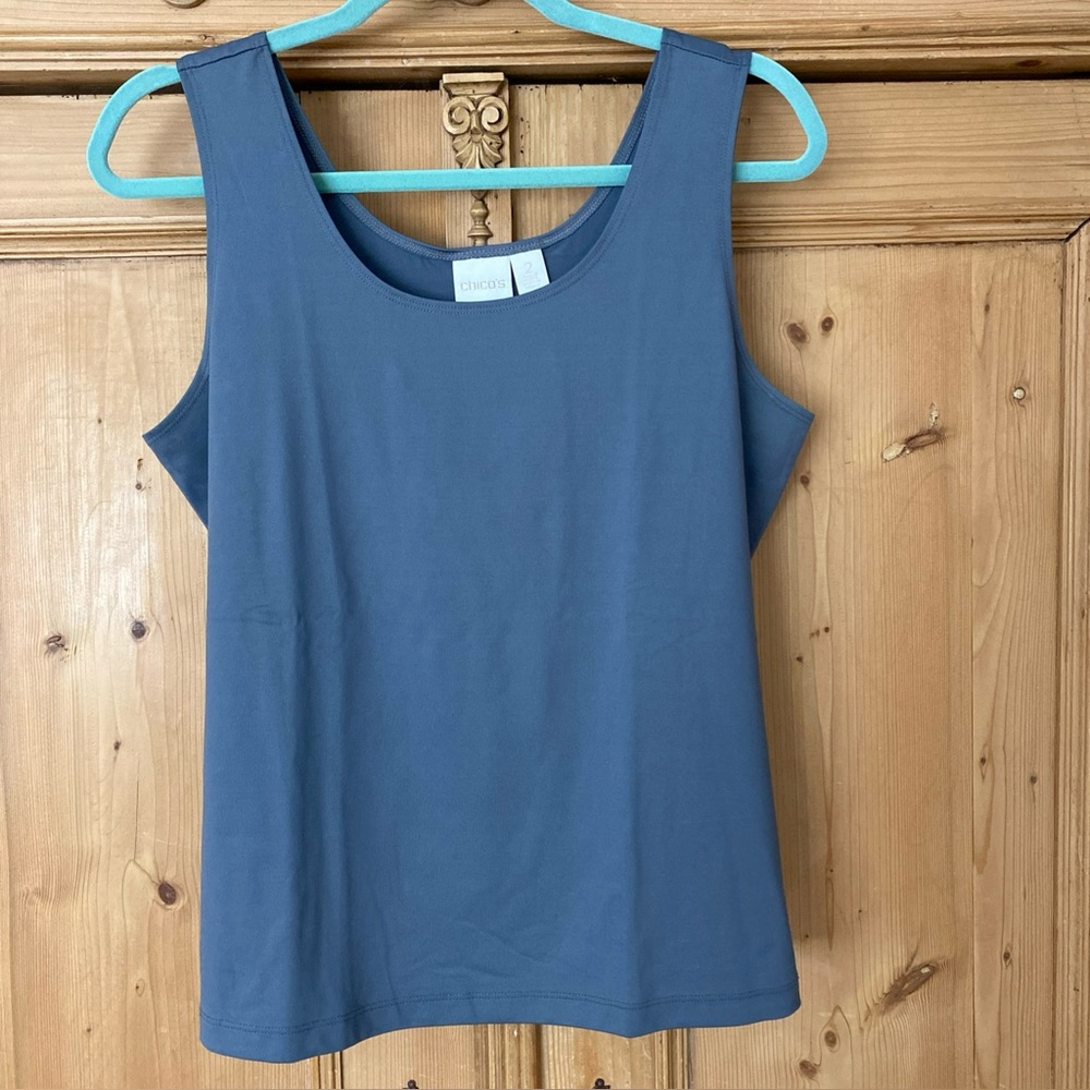 Chico's Deep Blue Sleeveless Top